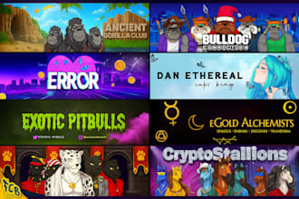 design dex screener crypto banner x banner  crypto memecoin token stickers logo
