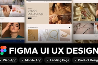 design a professional web interface in figma