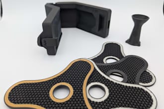3d print continuous fibre reinforced nylon parts