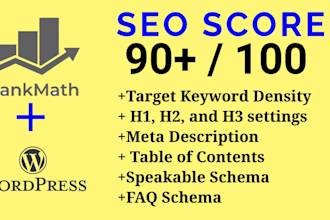 optimize your wordpress post or page with rankmath SEO 90 score