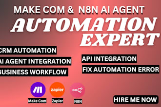 setup make com automation zapier integration n8n workflows made com scenarios