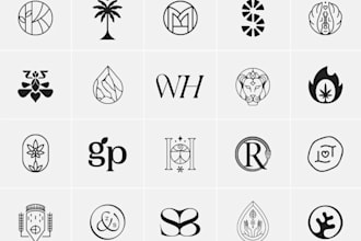 design a professional monogram type logo