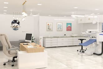 design clinic, restaurant, cafe, spa, salon interior for your commercial project