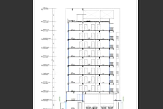 provide professional 2d cad floor plans elevations and sections
