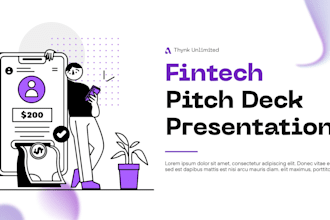 design american pitch deck fintech startup deck payment app deck neobank deck
