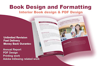 design books, creative pdf design, booklet with clickable toc