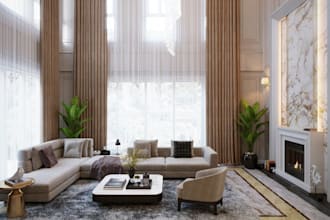revamp 3d residential  home apartment,livingroom, design,furniture set,d5 render