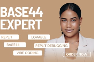 build base44 bug fixing base44 replit base44 app base44 expert vibe coding