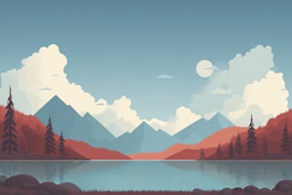 draw modern flat illustrations