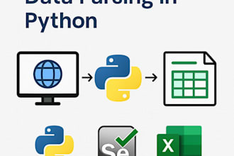 do web scraping and data parsing in python