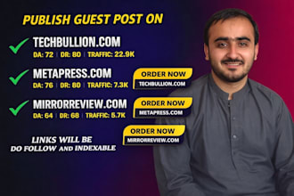 publish guest post on techbullion metapress and mirrorreview