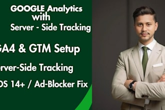 setup ga4 and server side tracking with GTM
