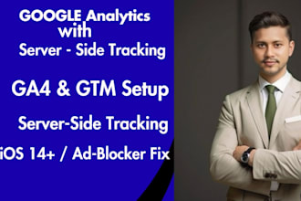 setup ga4 and server side tracking with GTM