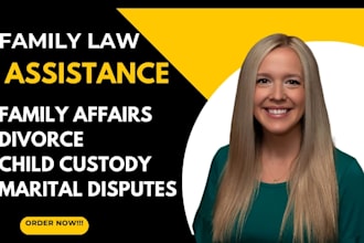 draft legal documents related to family law