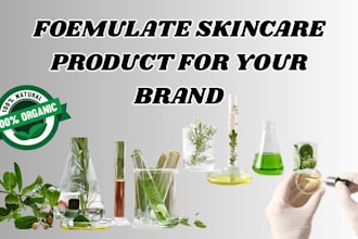 do cosmetic formulation for your skincare haircare cream, beauty product