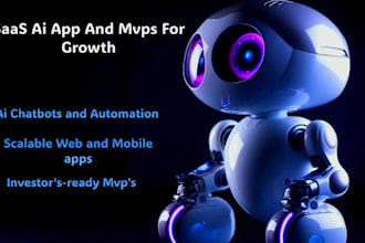 build scalable ai saas app, web app, and mvp for your startup growth