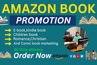 do amazon book promotion and kindle book, ads campaign