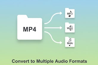 convert mp4 to mp3, video to mp3 or mp4, mp3 to mp4, edit podcasts