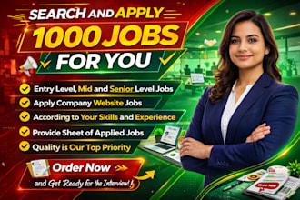 search and apply 1000 jobs for you