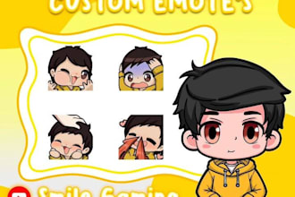 make custom emotes for you twitch, youtube, discord