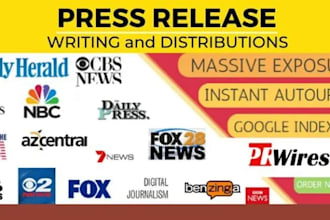 write and distribute a powerful press release for your brand visibility