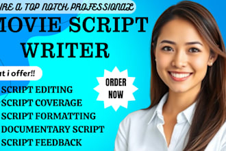 write and edit script coverage industrial quality feedback on your script note