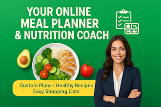 your personal nutrition coach and meal planner