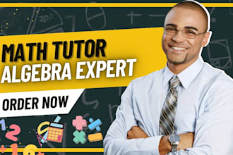 be your math tutor and algebra tutor for all grades