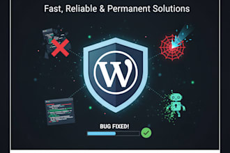 fix wordpress website bug, fix issues and errors quickly