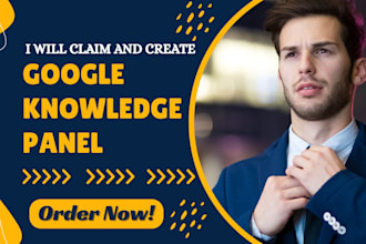 create verified google knowledge panel for individual or businesses