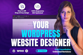 create and redesign wordpress websites