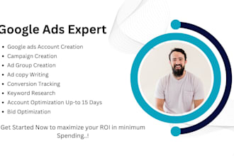 setup audit and manage your google ads adwords PPC campaigns