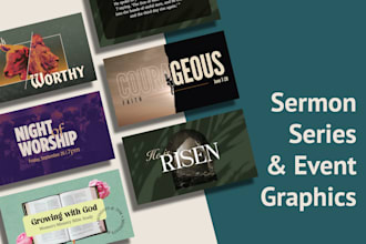 design graphics for your upcoming sermon series or event