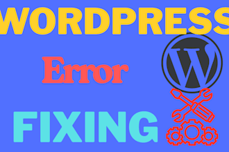 fix wordpress issues and wordpress error