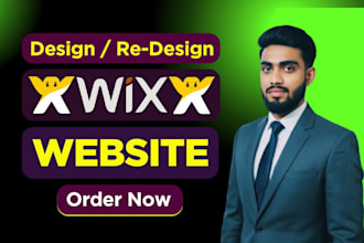 build wix website or wix studio redesign and figma to wix