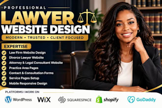 design divorce lawyer website coaching website consultant website law firm site