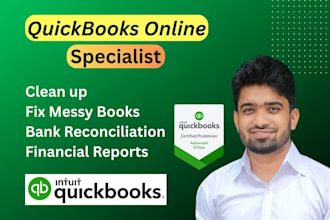 do quickbooks bookkeeping, clean up, error reconciliation