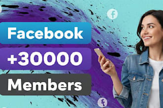 10,000 facebook group members to boost engagement