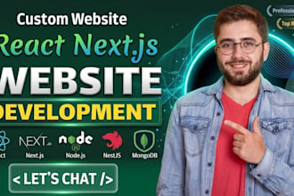 rebuild website development as full stack developer,