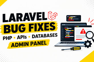 urgently fix laravel website issues and admin panel bugs