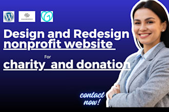 design nonprofit website charity website non profit website donation website ngo