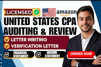 audit financial statements, prepare CPA style letters, income, mortgage, notary