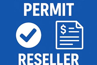 obtain your US sales tax permit and reseller certificate