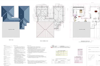 draw full set architectural plans for city permit