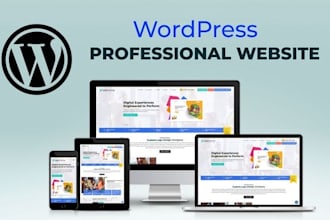 create wordpress website design and development