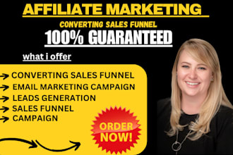 do affiliate marketing leads generation sales funnel and pinterest account