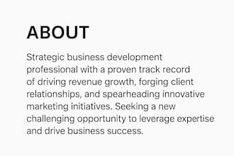 rewrite your linkedin profile, fluent and impactful