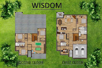 render your floor plans, site plan and master plan