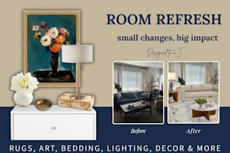 help refresh your room with quick interior design styling ideas