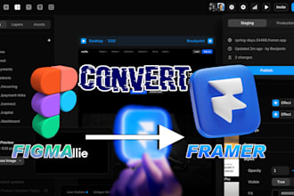 convert figma to framer, framer redesign, framer design
